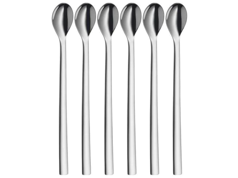 WMF Longdrinklöffel Nuova 6 Stück, Silber