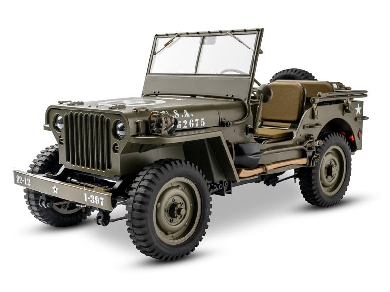RocHobby Scale Crawler 1941 MB Willys Jeep, 4 x 4 RTR, 1:12