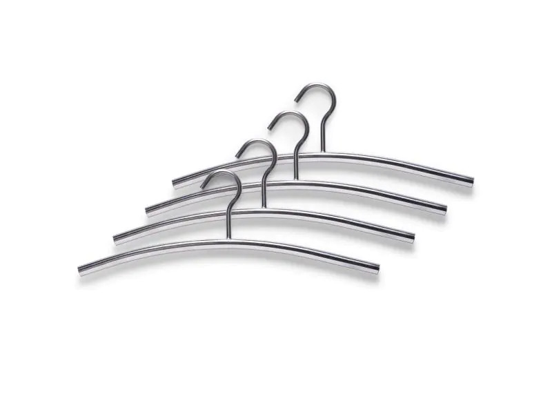 Zeller Present Kleiderbügel 4 Stück, Silber