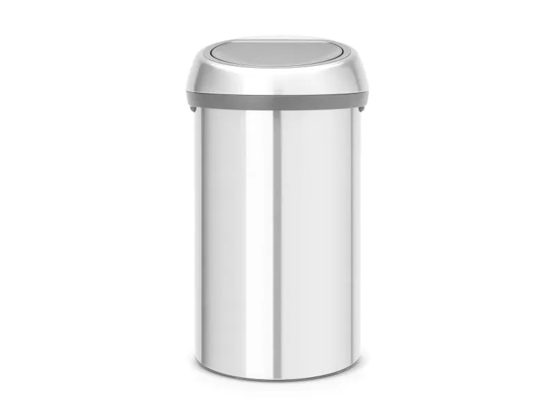 Brabantia Toucheimer Touch Bin Fingerprint proof  60 l, Matt Steel