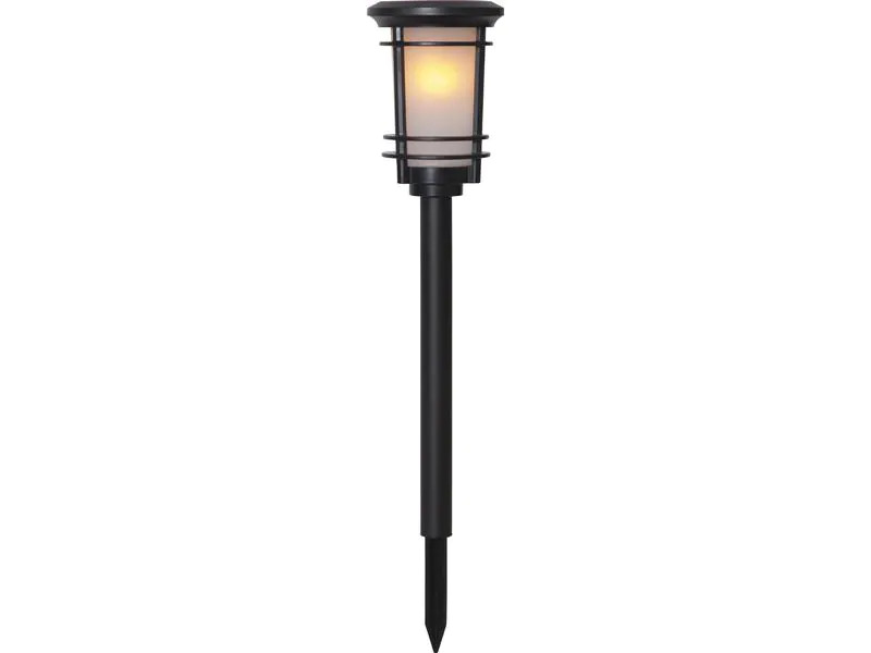 Star Trading Gartenlicht Solar Flame, Schwarz