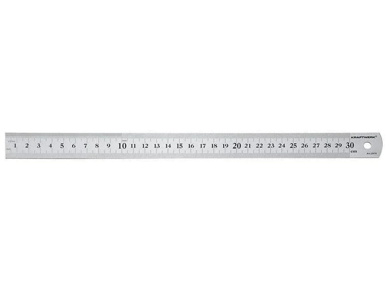 Kraftwerk Stahl-Massstab 30 cm