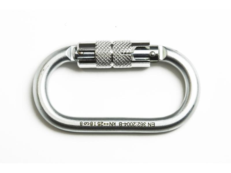 Zurrfix Stahlkarabiner mit Twistlockverschluss