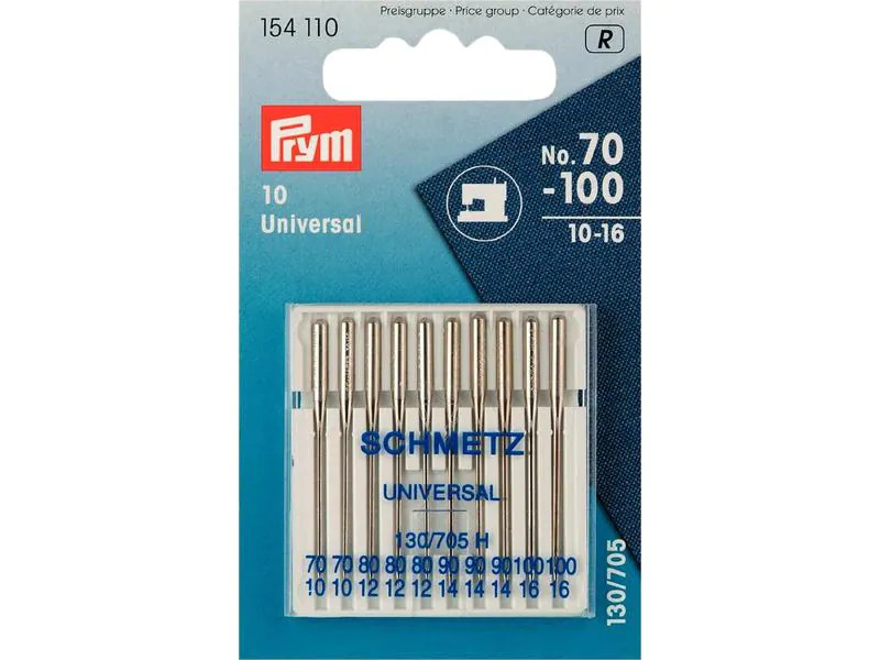 Prym Nähmaschinennadel Standard Nr. 70-100, 10 Stück