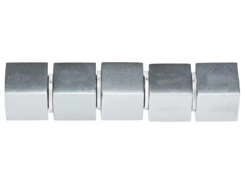 Sigel Haftmagnet SuperDym Cube-Design 5 x 11 mm Silber, 5 Stück