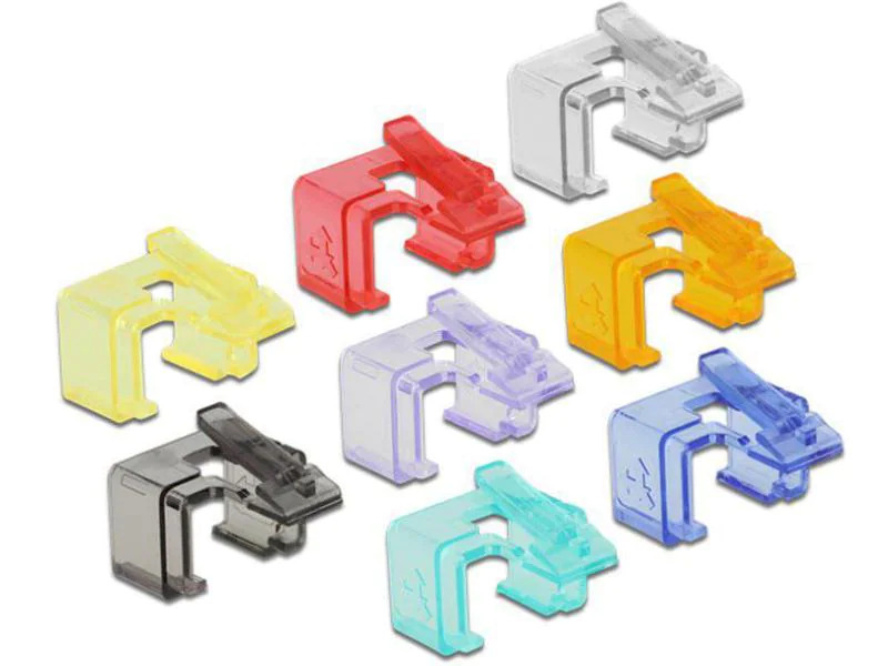 Delock Reparatur Clips RJ45 Set 16 Stück