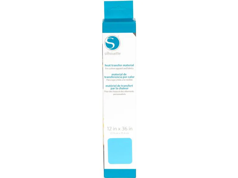 Silhouette Aufbügelfolie 30.5 cm x 91.4 cm Glatt, Hellblau
