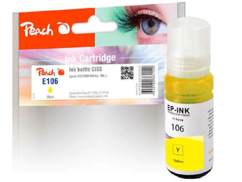 Peach Tinte Epson 106 (C13T00R440) Yellow