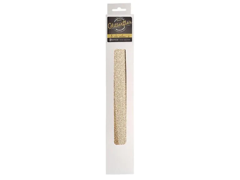 Chemica Aufbügelfolie Glitterflex Gold