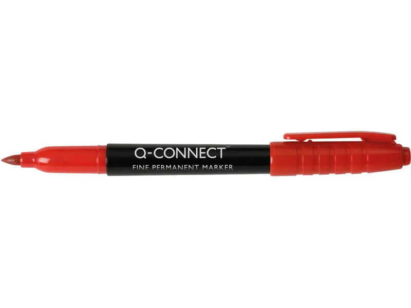 CONNECT Permanent-Marker Fine 1 mm, Rot