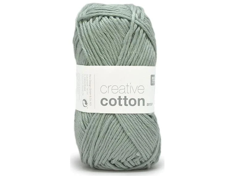 Rico Design Wolle Creative Cotton Aran 50 g, Patina