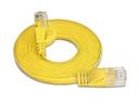 SLIM Slimpatchkabel RJ-45 - RJ-45, Cat 6, STP, 7.5 m, Gelb