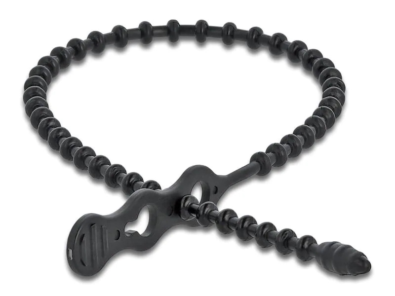 Delock Kabelbinder 210 x 4.5 mm Polyamid, Schwarz, 10 Stk.