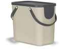 Rotho Recyclingbehälter Albula 25 l, Cappuccino