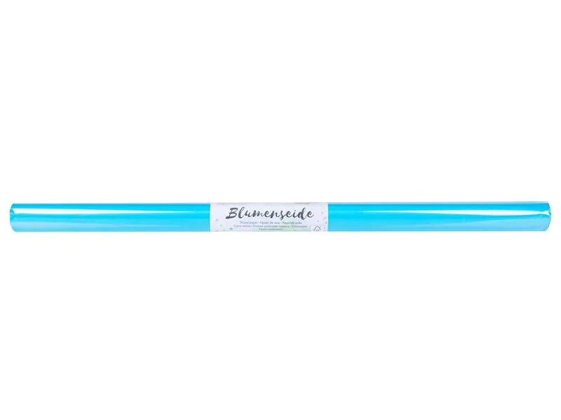 Folia Seidenpapier Blumenseide, 50 x 70 cm Blau
