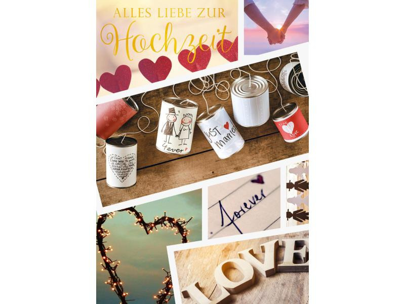 ABC Hochzeitskarte Alles Liebe zur Hochzeit, Maxi