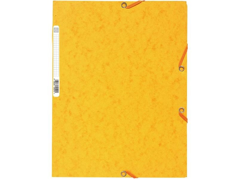 Exacompta Gummibandmappe A4 Gelb, 250 Blatt