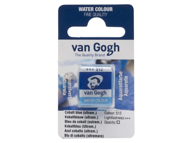 Van Gogh Aquarellfarbe 512 Kobaltblau, 1 Stück