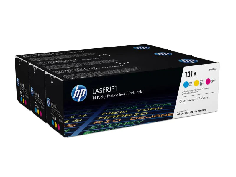 HP Toner Nr. 131A (U0SL1AM) Cyan/Magenta/Yellow