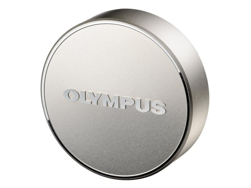 OM-System Objektivdeckel LC-61 Frontdeckel Silber