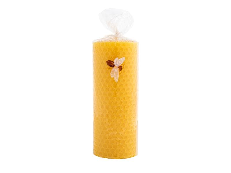 Herzog Kerzen AG Zylinderkerze aus Bienenwachs 5 x 12 cm