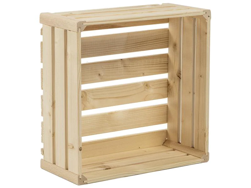 Holz Zollhaus Holzharasse B 35 x 35 cm schweizer Holz
