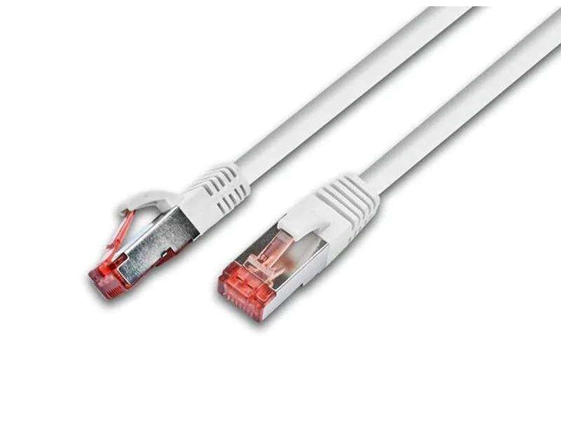 Wirewin Patchkabel RJ-45 - RJ-45, Cat 6, S/FTP, 0.75 m, Weiss