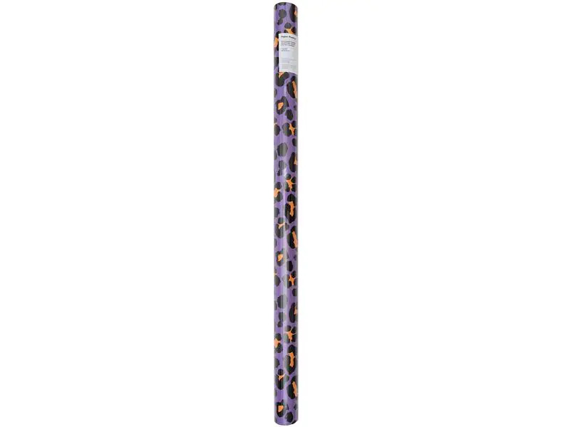 Rico Design Geschenkpapier Leo Violett/Orange, 70 x 3 m