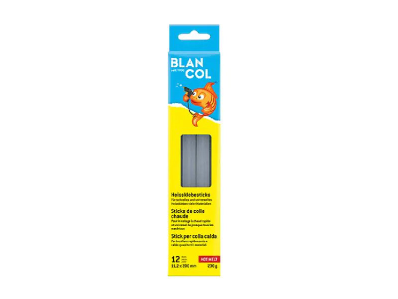 Blancol Klebestick-Set Hot Melt 12 Stück, Transparent