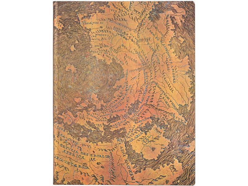 Paperblanks Notizbuch Hunt-Lenox-Globus 18 x 23 cm, Liniert, Braun