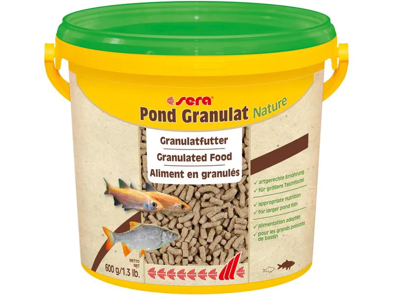 sera Teichfutter Pond Granulat Nature, 3800 ml, 600g