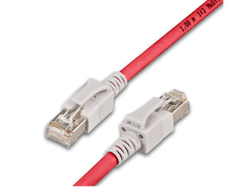 Wirewin Patchkabel RJ-45 - RJ-45, Cat 6A, S/FTP, 1 m, Rot