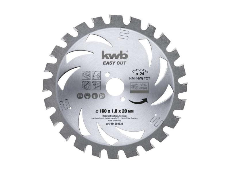 kwb Kreissägeblatt Akku-Top Ø 160 x 20 mm