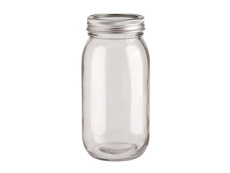 Glorex Glas mit Deckel Lili Rose 650 ml 1 Stück