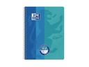 Oxford Notizheft Touch Collegeblock Duo, A4, Kariert, Meerblau