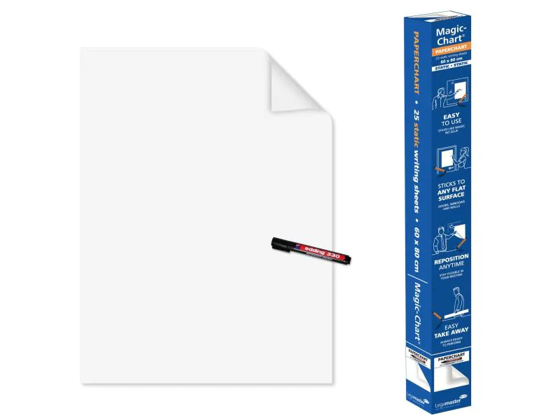 Legamaster Magic-Chart Paperchart Folie selbsthaftend 60 x 80 cm