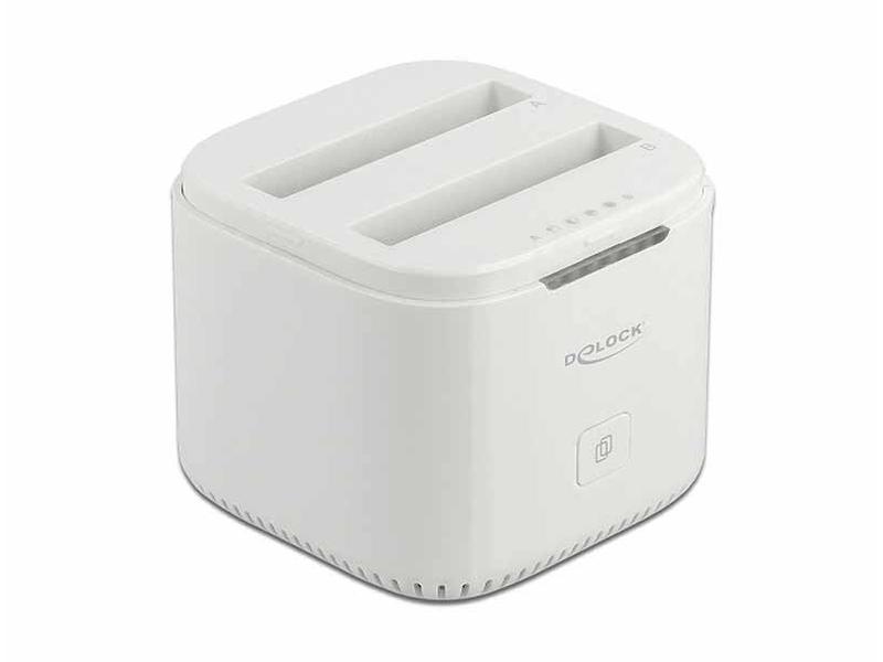 Delock Docking- und Klonstation 63084 2x 2.5 SATA SDD/HDD