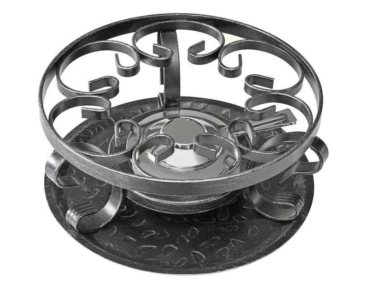 Heidi Cheese Line Fondue-Rechaud Forge Schwarz