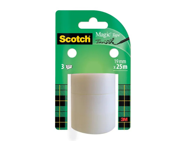 Scotch Klebeband Scotch Magic 19 mm x 25 m, 3 Rollen