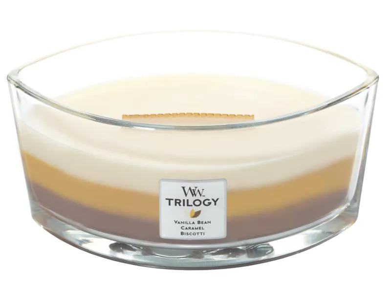 Woodwick Duftkerze Trilogy Café Sweets Ellipse