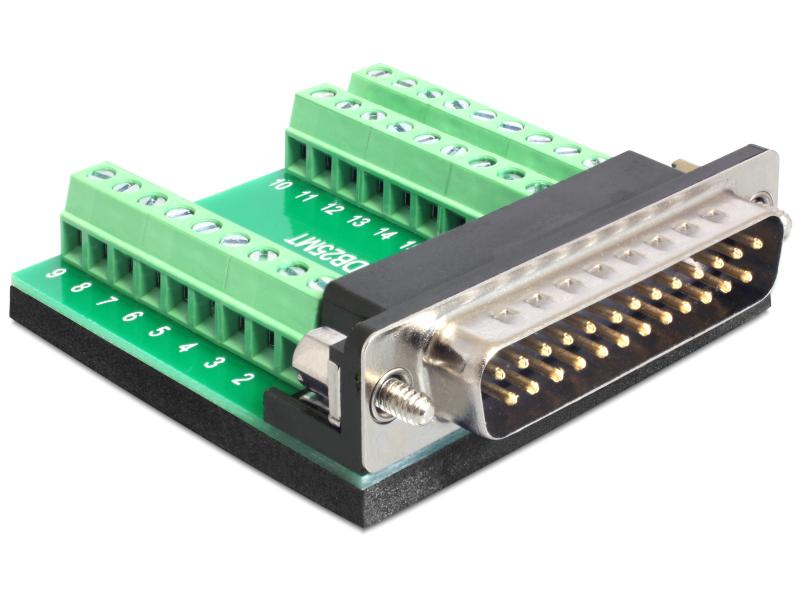 Delock Adapter DB25 - Terminalblock 0 cm