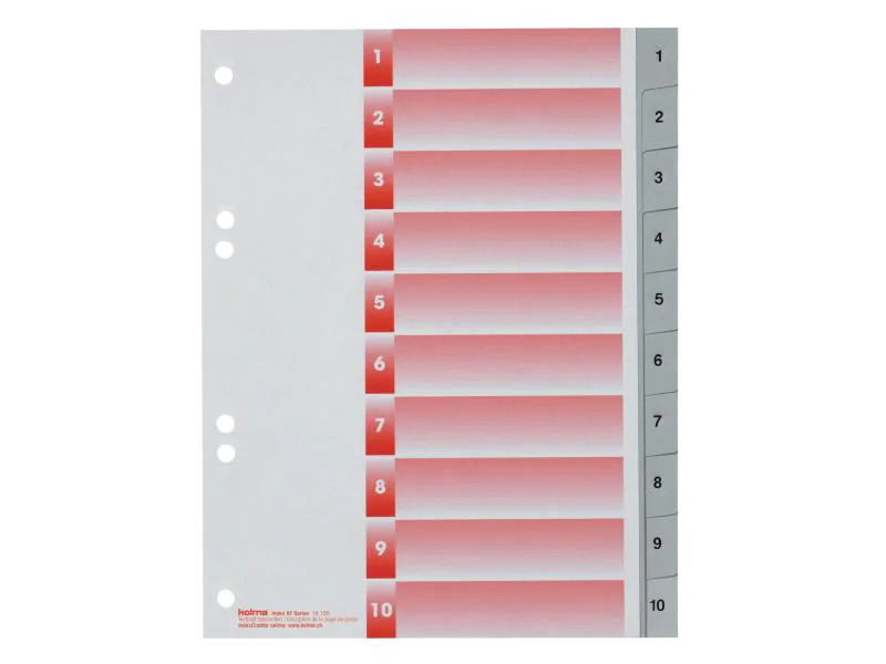 Kolma Register A5 KolmaFlex 1-10