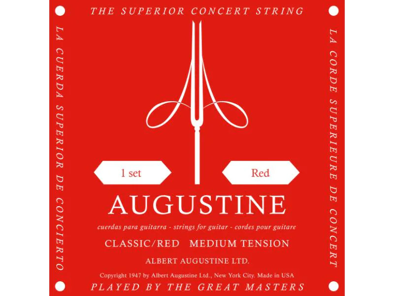 Augustine Gitarrensaiten Classic Red Medium