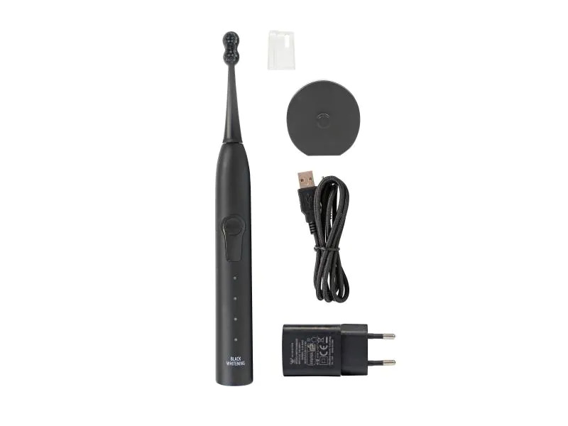 Megasmile Schallzahnbürste Sonic Black Whitening Schwarz