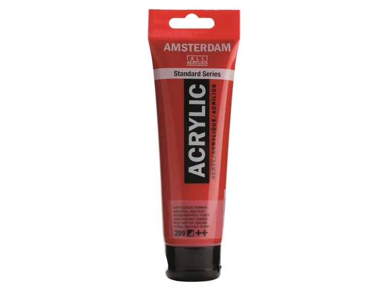Amsterdam Acrylfarbe Standard 399 Naphtholrotdeck halbdeckend, 120 ml