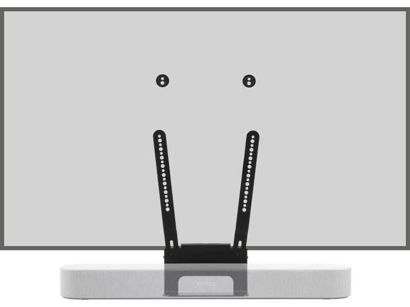 Flexson Wandhalterung Adapter Sonos Beam, schwarz