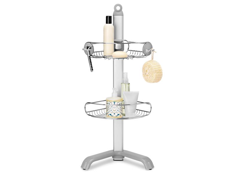 Simplehuman Duschmittelhalter  Eck-Duschcaddy Silber