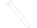 FASTECH Klettkabelbinder ETK-3-2 13 x 200 mm Weiss, 100 Stück