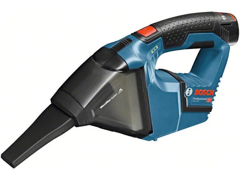 Bosch Professional Akku-Handsauger GAS 12V Solo Blau/Schwarz