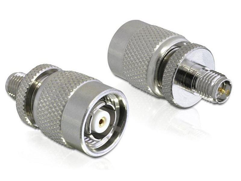 Delock Antennenadapter RP-SMA Buchse (f) - RP-TNC Stecker (m)